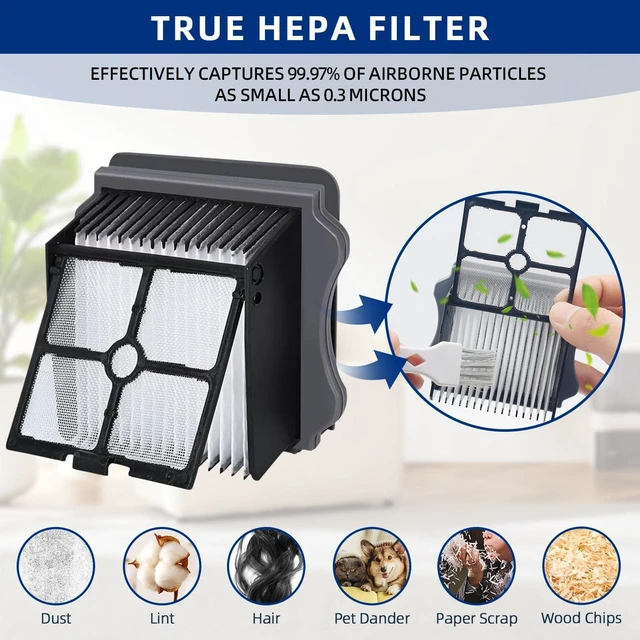 Alt view image 6 of 6 - Floor ONE S5 Brush Roller and Filter Replacement for Tineco S5 Pro 2 Vacuum