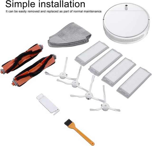 Alt view image 3 of 7 - Vacuum Cleaner Accessory Tools, Replacement Filter Mop Brush Kit for Xiaomi Mi Robot Vacuum Mop 2 Lite 2 Pro MJSTL MJST1S Sweeper MI Robot Vacuum Mop 2 Pro mop vacuum accessories kit for xiaomi