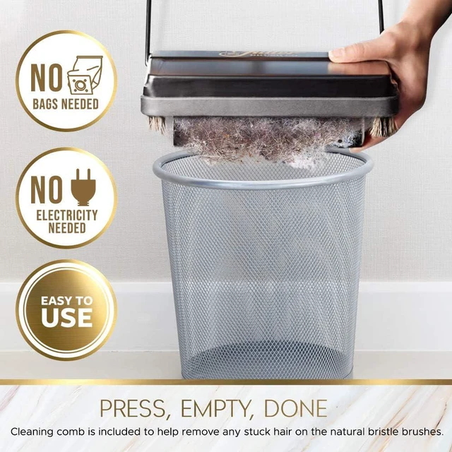Alt view image 5 of 6 - Stanley Home Products Electrostatic Carpet & Floor Sweeper - Heavy Duty Lightweight Floor Cleaner - Suitable for Smooth Floors and Low Pile Rugs & Carpeting No Electricity Needed (Forest Green)