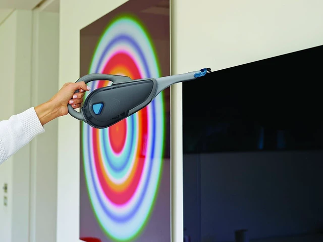 Alt view image 3 of 7 - BLACK + DECKER DVJ325BF Portable Vacuum Cleaner - Portable Vacuum Cleaners (Dry, Bagless, Lithium-Ion (Li-Ion), Cyclonic, Blue, Grey, Plastic)