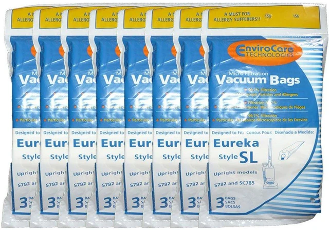 Main image of EnviroCare Replacement Micro Filtration Vacuum Cleaner Dust Bags for Eureka, Electrolux and Sanitaire Style SL Uprights 24 Bags