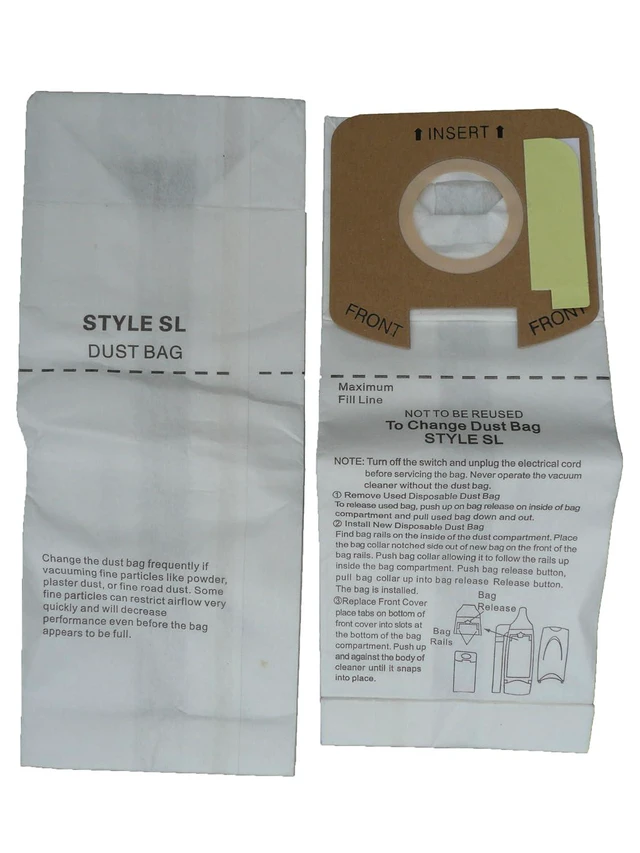 Alt view image 2 of 3 - EnviroCare Replacement Micro Filtration Vacuum Cleaner Dust Bags for Eureka, Electrolux and Sanitaire Style SL Uprights 24 Bags
