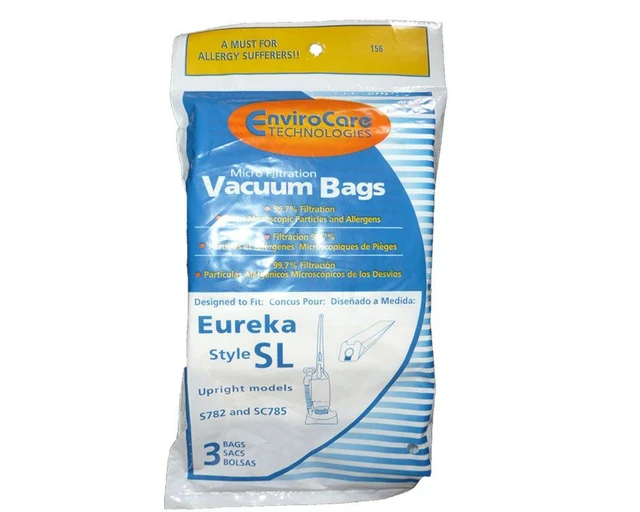 Alt view image 3 of 3 - EnviroCare Replacement Micro Filtration Vacuum Cleaner Dust Bags for Eureka, Electrolux and Sanitaire Style SL Uprights 24 Bags