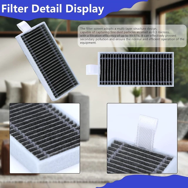 Alt view image 4 of 7 - Accessories Compatible with ECOVACS DEEBOT X9 PRO Omni/ X9 PRO Robot Vacuum