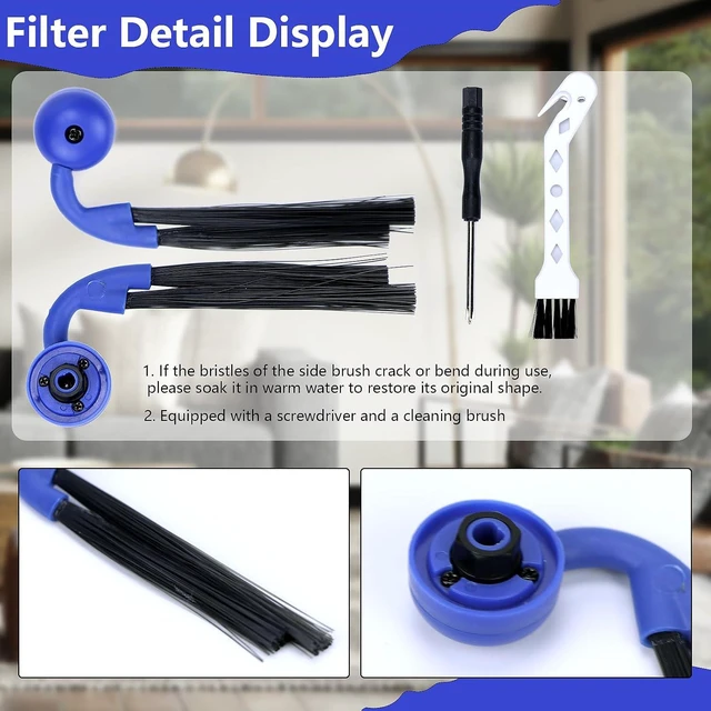 Alt view image 7 of 7 - Accessories Compatible with ECOVACS DEEBOT X9 PRO Omni/ X9 PRO Robot Vacuum