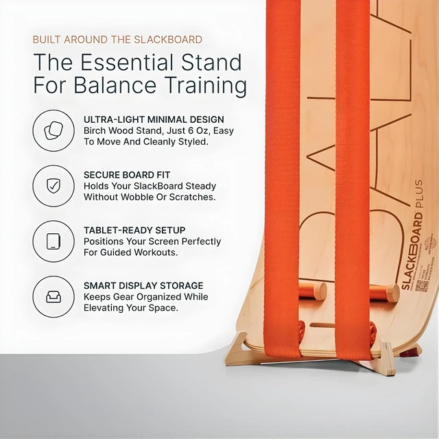 Alt view image 3 of 7 - GIBBON SlackBoard, Balance Board Kids & Adults, Slackline Balance Trainer