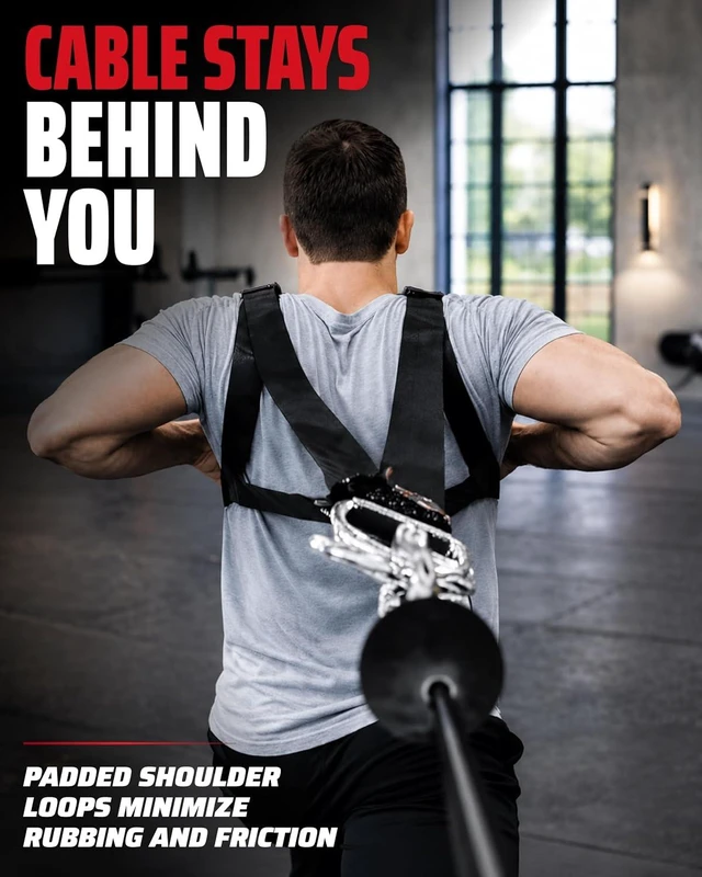 Alt view image 3 of 7 - THEFITGUY Power Straps for Natural Chest Press with Cable Machine