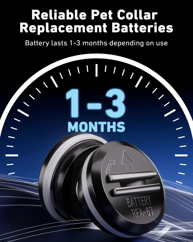 Alt view image 2 of 7 - LP RFA-67 RFA-67D-11 6 Volt Pet Collar Replacement Batteries 10 Pack