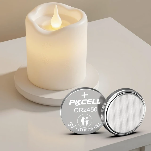 Alt view image 7 of 7 - PKCELL CR2450 Battery 40 Pack, CR2450 3V Lithium Coin Cell Battery