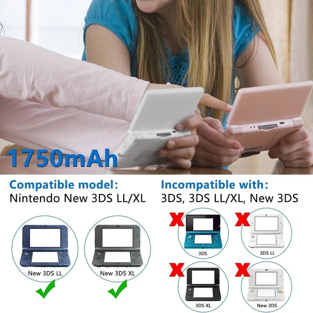 Alt view image 4 of 6 - OSTENT 1750mAh 3.7V Rechargeable Li-ion Battery Pack for Nintendo New 3DS LL/XL Console