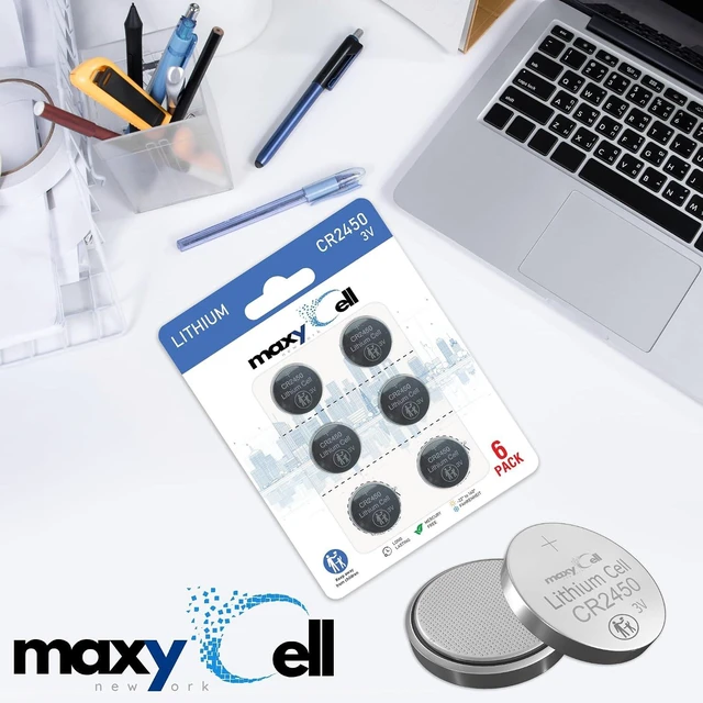 Alt view image 4 of 7 - 2450 CR2450 Lithium Coin Cell Battery 3V High-Capacity Long-Lasting Reliable Power for Watches, Key Fobs, Fitness Trackers, Medical Devices, Thermometers, Leak-Proof Design DL2450 (24 Pack)