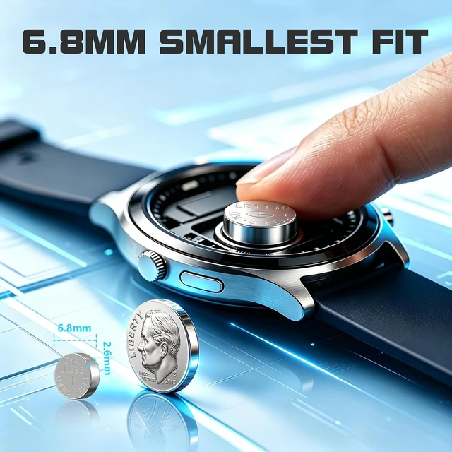 Alt view image 2 of 6 - SR626SW Watch Battery AG4 LR626 Battery 376 377 1.5v Alkaline Coin Cells (100 Count (Pack of 1))