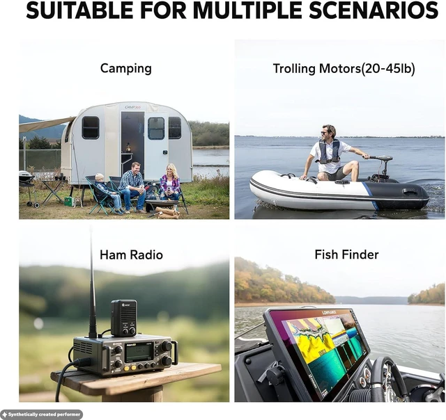 Alt view image 7 of 7 - Litime 12V 50Ah LiFePO4 Trolling Motor Battery for Marine RV Solar Camper