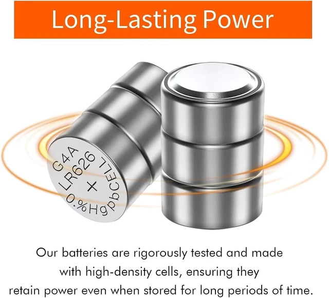 Alt view image 2 of 5 - HAOFILM 3LR6263AG43X377 Advanced Alkaline Battery, 4.5V Round Coin Cell Battery, for Laser Training CartridgesPack of 10
