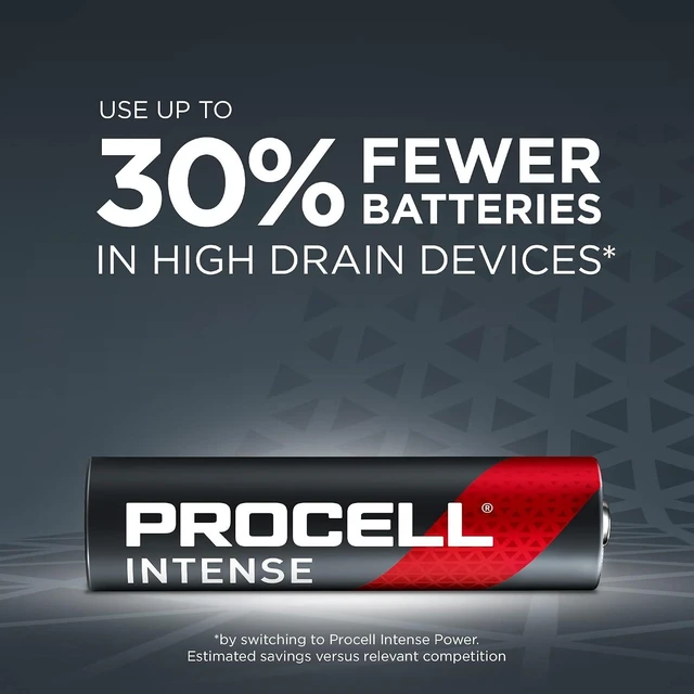 Alt view image 2 of 6 - PROCELL Alkaline Intense AAA Batteries, 1.5V Alkaline AAA for High Drain Professional Devices, Triple A Battery with Long-Lasting Power, All-Purpose AAA Industrial Batteries, 144-Count Bulk Pack