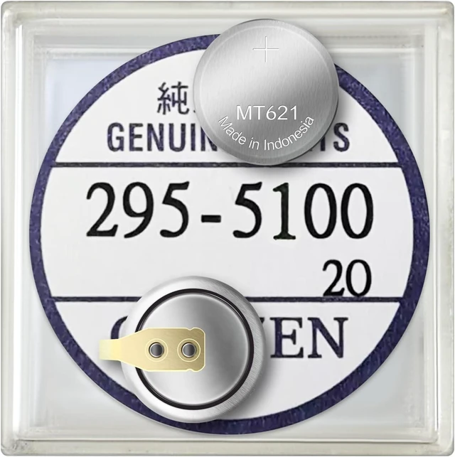 Main image of 295-5100 Battery,(2026 New) Rechargeable Battery for Citizen Eco Drive Watch Capacitor 295-5100 MT621 BP10, E000, E001, E010, E011