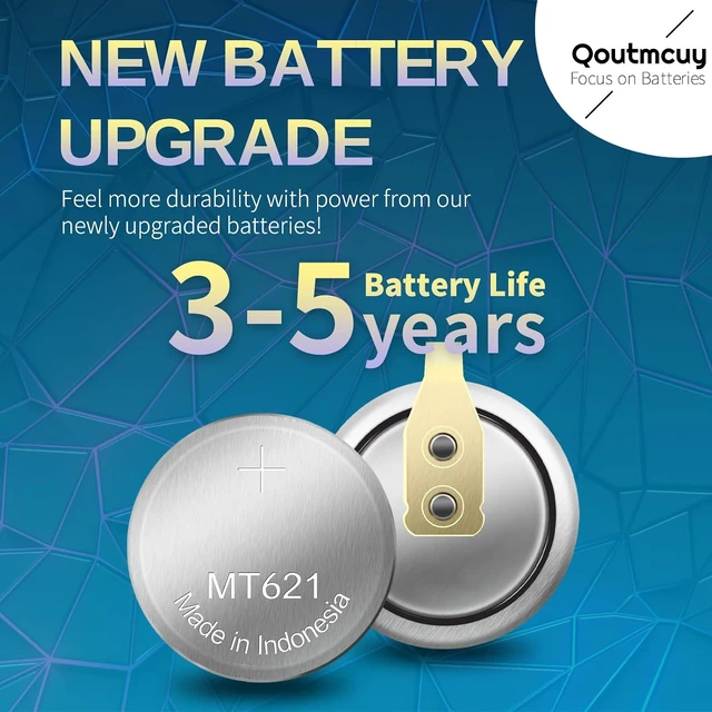 Alt view image 2 of 6 - 295-5100 Battery,(2026 New) Rechargeable Battery for Citizen Eco Drive Watch Capacitor 295-5100 MT621 BP10, E000, E001, E010, E011