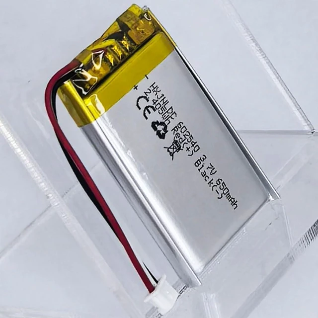 Alt view image 6 of 6 - DC 3.7V 650mAh 602540 Rechargeable Lithium Battery for Sennheiser Momentum 2.0 HD 4.40 HD 4.50 450BT Urbanite XL Wireless Bluetooth Headphones Aerox 9 Aerox 5 Mouse