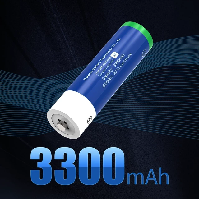 Alt view image 3 of 7 - NiMH 3300mAh AA Rechargeable Batteries 16 Pack 1.2V AA Rechargeable Battery and 16 Pack AAA NiMH Rechargeable Batteries 1200 Cycles