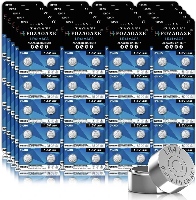 Main image of LR41 200 Pack,AG3 392 384 192 L736 V3GA Alkaline Coin Cell Battery
