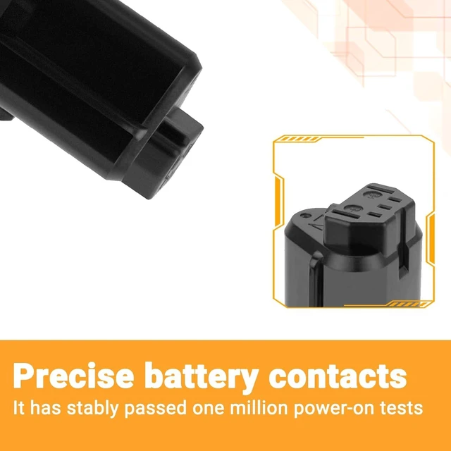 Alt view image 4 of 7 - Shentec 3000mAh 12V Li-ion Battery fits Ridgid R82007 R82008 AC82008