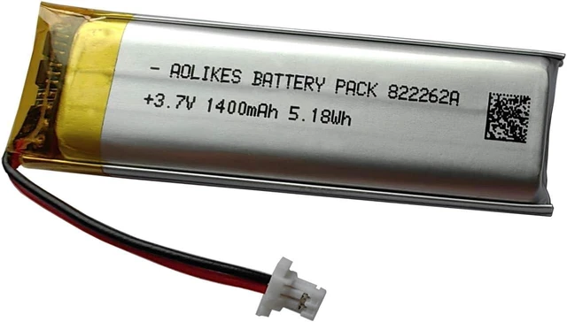 Main image of AOLIKES 3.7v 1400mAh Battery Replacement for Sena 50R, 50R-01 Motorcycle Bluetooth Headset, SP76 Battery Replacement (NOT Compatible with 50R 3-Button)