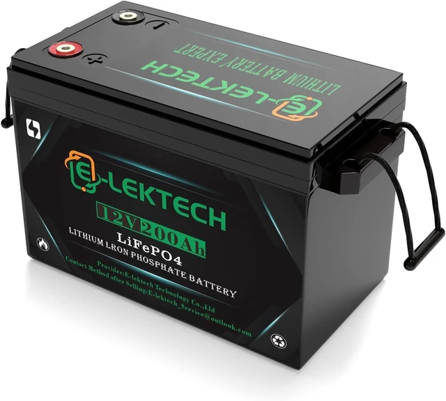 Main image of 12V 200Ah LiFePO4 Lithium Battery Built-in 150A BMS