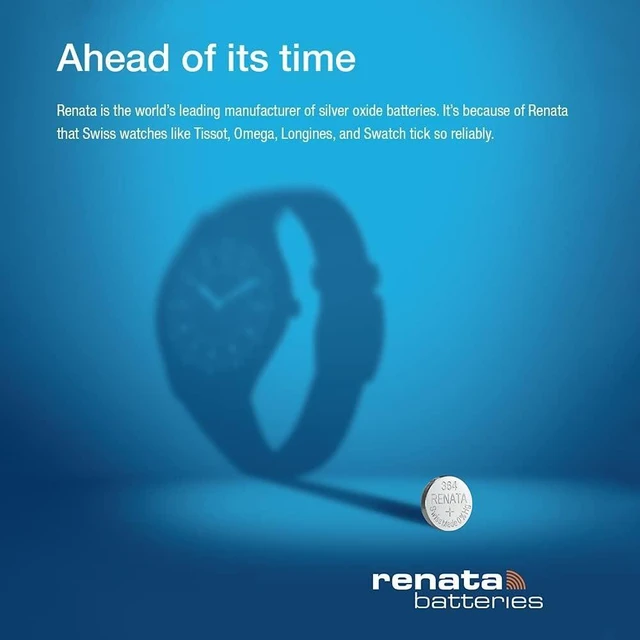 Alt view image 4 of 6 - Renata Batteries 346 / SR712SW Watch Battery (5 Pack)