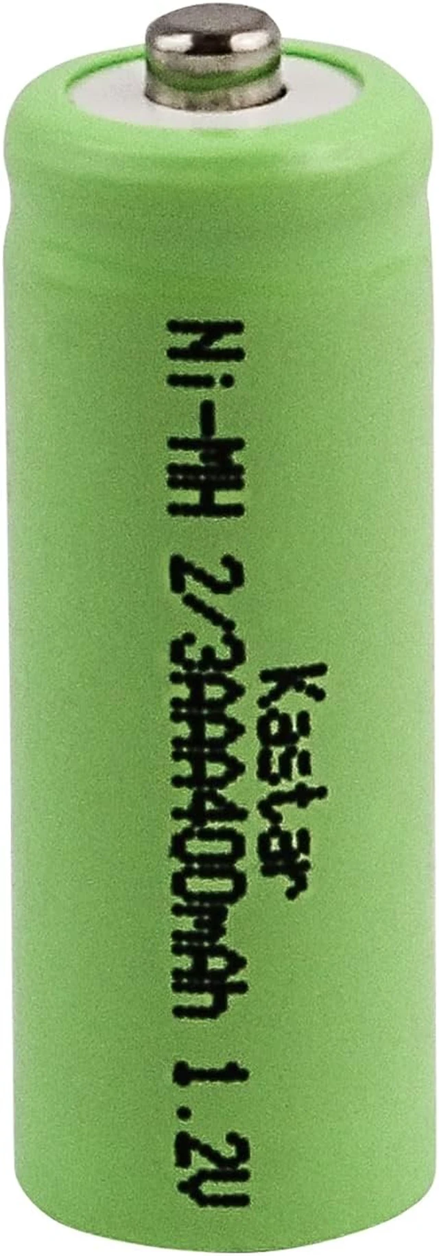 Alt view image 2 of 4 - Kastar 4 Pack 2/3AAA 400mAh Button Top NiMH Battery Replacement for Solar Lights Battery, Outdoor Solar Garden Art Light Battery, Alpine SLA390 2/3 NI-CD 120mAh Replacement Battery, Multicolor