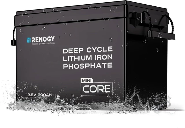 Main image of Renogy 300Ah LiFePO4 Lithium Battery, 12V Mini Size Deep Cycle Battery