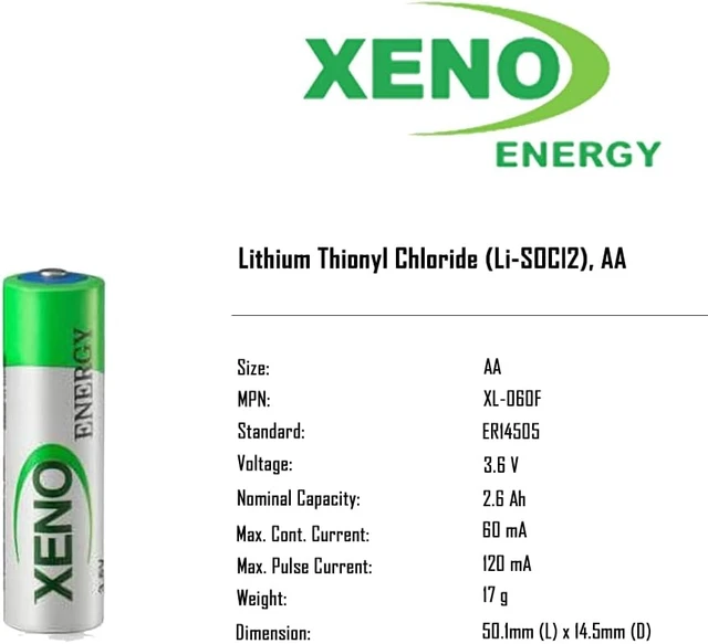 Alt view image 2 of 5 - 20 x XL-060F PLC Lithium Battery 3.6v 2600mAh