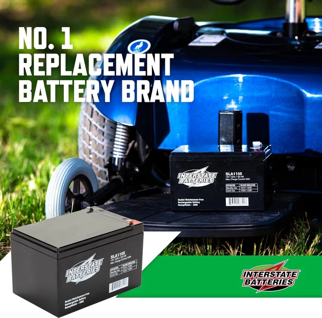 Alt view image 5 of 6 - Interstate Batteries SLA Battery 12V 12Ah AGM VRLA (F1 Terminal) SLA1105