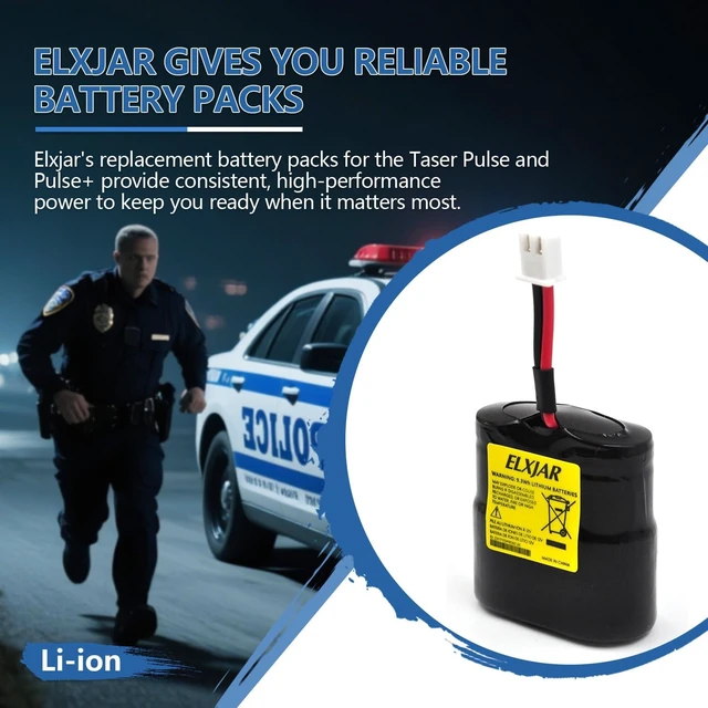 Alt view image 2 of 6 - (2-Pack) 6V Non-Rechargeable Battery Pack for Pulse and Pulse 2 Devices