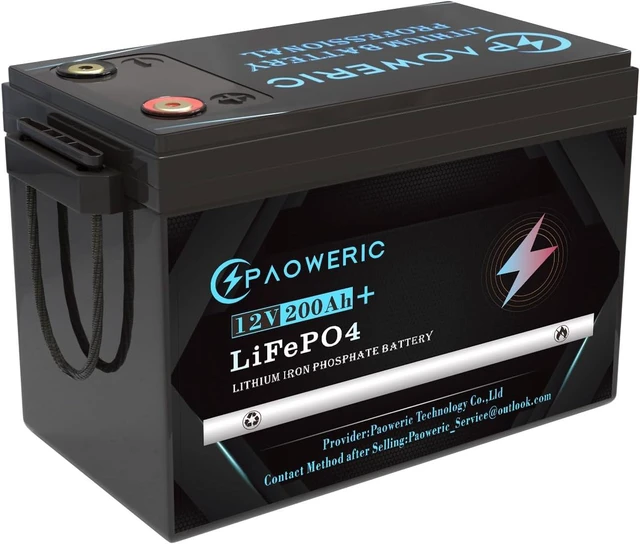 Main image of 12V 200Ah LiFePO4 Battery, Rechargeable Lithium Battery with 150A BMS,Perfect for RV,Solar,Off-Grid
