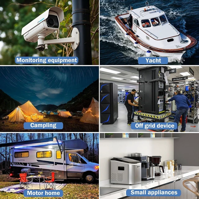 Alt view image 7 of 7 - 12V 330Ah Smart LiFePO4 Lithium Battery with 200A BMS, Compact Lithium Iron Phosphate Battery for Solar, RV, Home Energy Storage