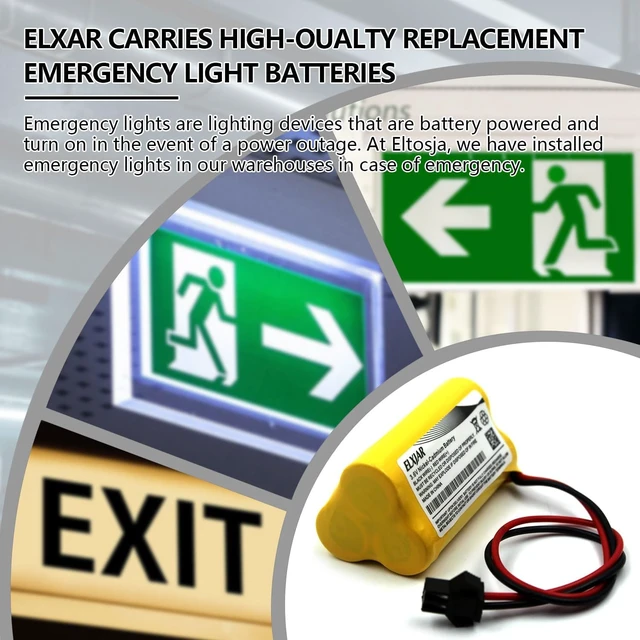 Alt view image 2 of 6 - (10-Pack) 3.6V 800mAh Battery for ELB-B001 ELBB001 ANIC1566 0253799