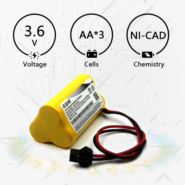 Alt view image 4 of 6 - (10-Pack) 3.6V 800mAh Battery for ELB-B001 ELBB001 ANIC1566 0253799