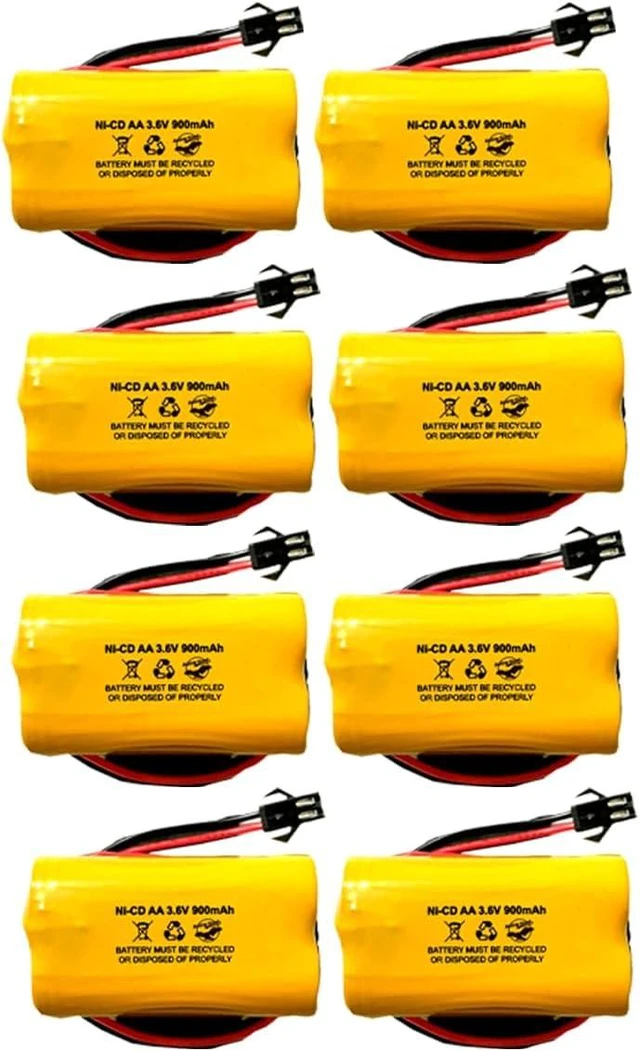 Main image of ELB B001 ELBB001 ELB-B001 AA900MAH 3.6v 900mAh Exit Sign Emergency Light NiCad Battery ANIC1566 0253799 (8 Pack, 8, Count)