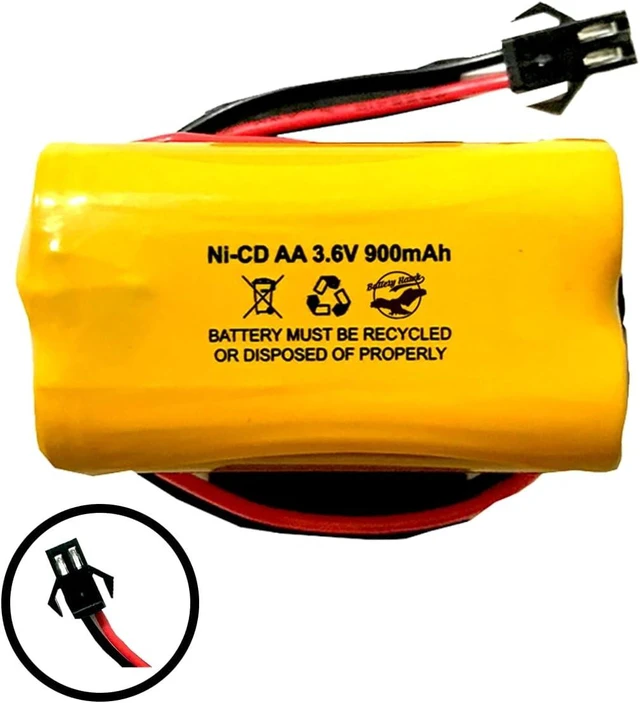 Alt view image 2 of 7 - ELB B001 ELBB001 ELB-B001 AA900MAH 3.6v 900mAh Exit Sign Emergency Light NiCad Battery ANIC1566 0253799 (8 Pack, 8, Count)