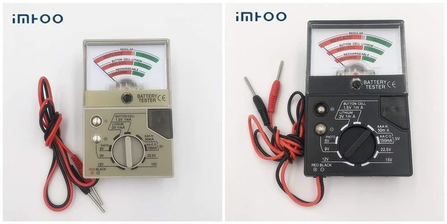 Alt view image 2 of 5 - Battery Tester with Meter Electric Voltage Tester for AA AAA C D N Button Cell Batteries Battery Tester Checker