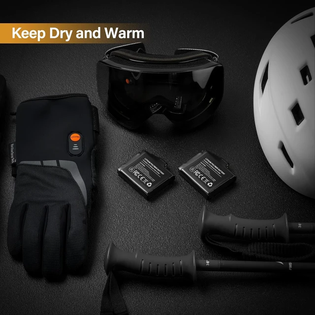 Alt view image 7 of 7 - 7.4V 2500MAH/3000MAH Rechargeable Li-ion Batteries for Heated Gloves (2pcs Included)