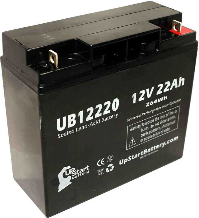 Alt view image 2 of 4 - 2X 12V 22Ah UB12220 Universal Battery Sealed Lead Acid AGM SLA
