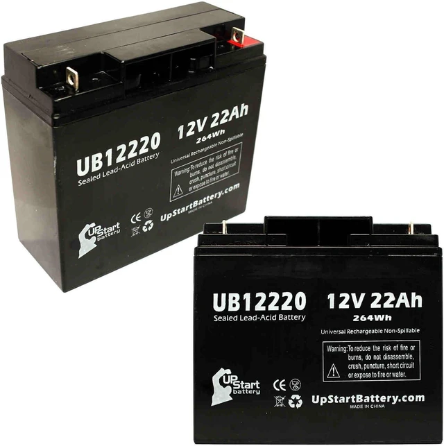 Main image of 2X 12V 22Ah UB12220 Universal Battery Sealed Lead Acid AGM SLA