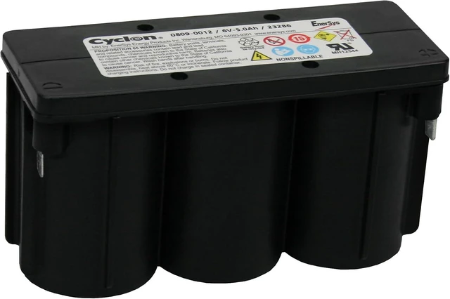 Main image of EnerSys Hawker Cyclon 0809-0012 6v-5.0ah Battery. 6v 5ah Monoblock. US Made!!