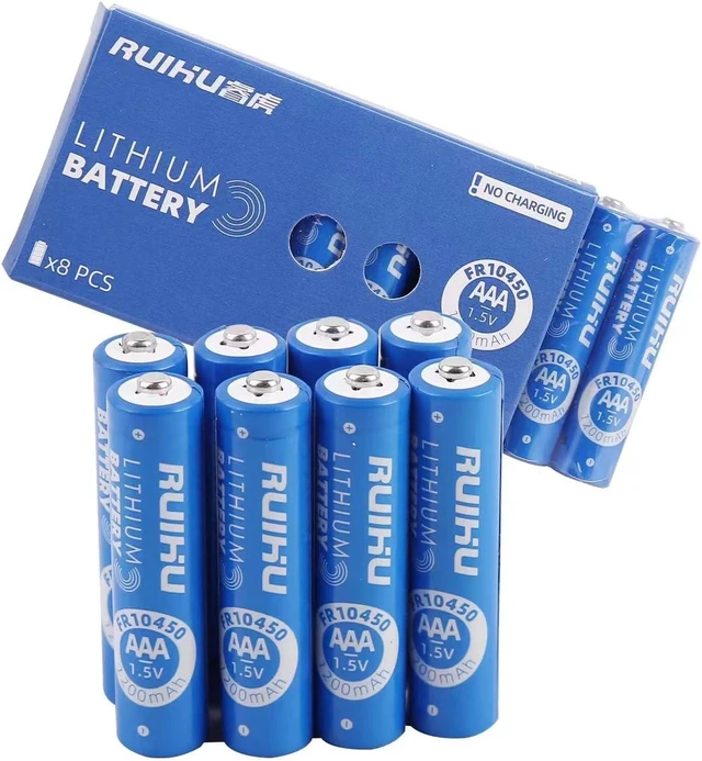 Alt view image 6 of 6 - AAA Lithium Batteries, 8 Pack Lithium Iron Triple A Batteries, 1.5V 1200mAh Longer Lasting AAA Lithium Batteries, Non-Rechargeable (Lithium AAA-8 PCS)