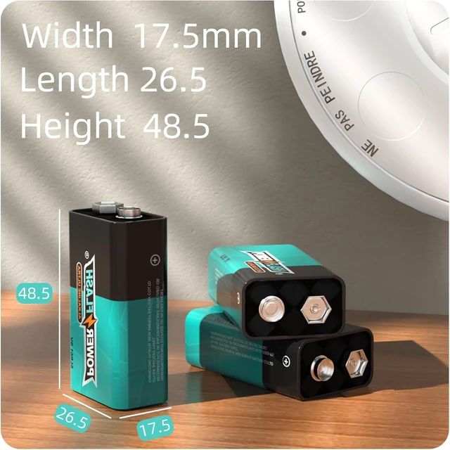 Alt view image 5 of 6 - 9V Batteries with Fresh Date - 12 Count Family Pack - Ultra Long Lasting All Purpose 9 Volt Battery