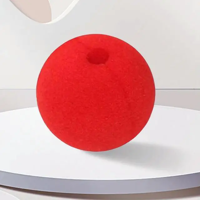 Alt view image 3 of 7 - 50mm Red Sponge Balls Foam Circus Clown Nose for Red Nose Day Cosplay Props Party Funny Stage Performance Props Circus Supplies