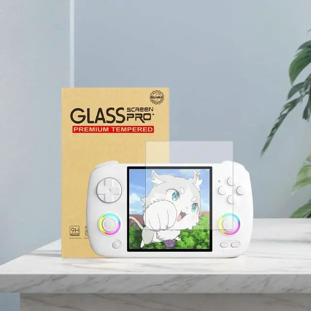 Alt view image 3 of 4 - 9H HD Portable Game Console Screen Protector Film Anti-Scratch Tempered Film for Anbernic RG CubeXX Game Accessories