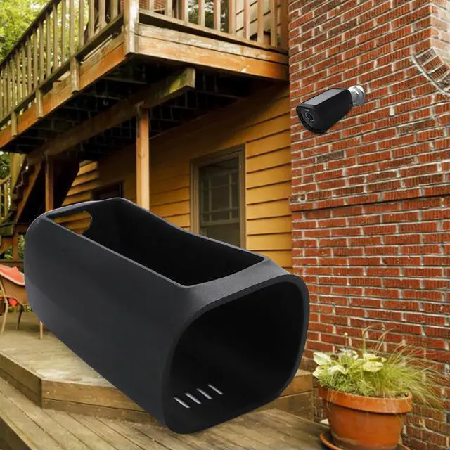 Alt view image 3 of 7 - Camera Protection Cover Silicone Monitor Camera Protector UV-proof Weather-proof for Eufy Cam 3 Add-on Wireless Security Camera