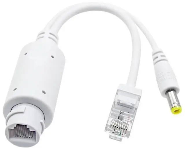 Alt view image 2 of 7 - 48V To 12V POE Spliter Adapter Waterproof Video And Power Adapter Cable IEEE802.3af/at Compliant Supply Module Injector Extender